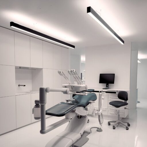 Dentled PHL22 lights for dental clinics and treatmentrooms.